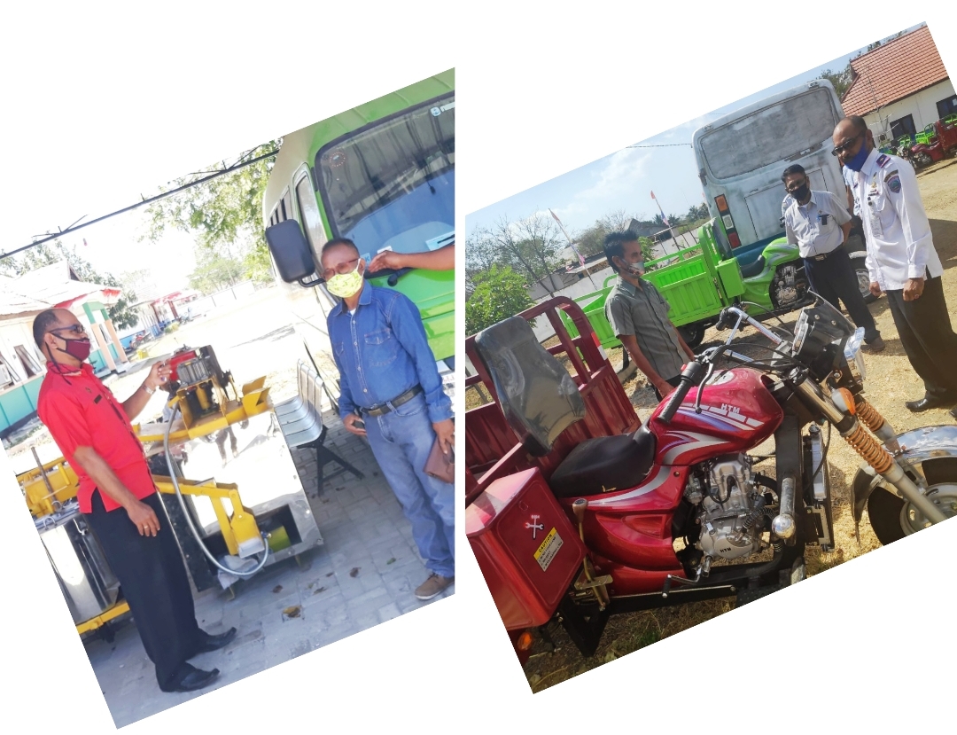 Layani Masyarakat, Dishub MBD Serahkan Tossa dan Mini Bus