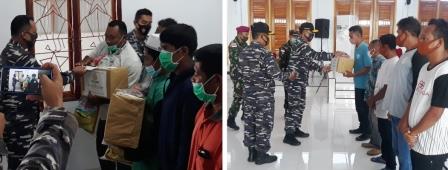 Singgah MBD, Komandan Guspurla Armada III Berbagi Kasih