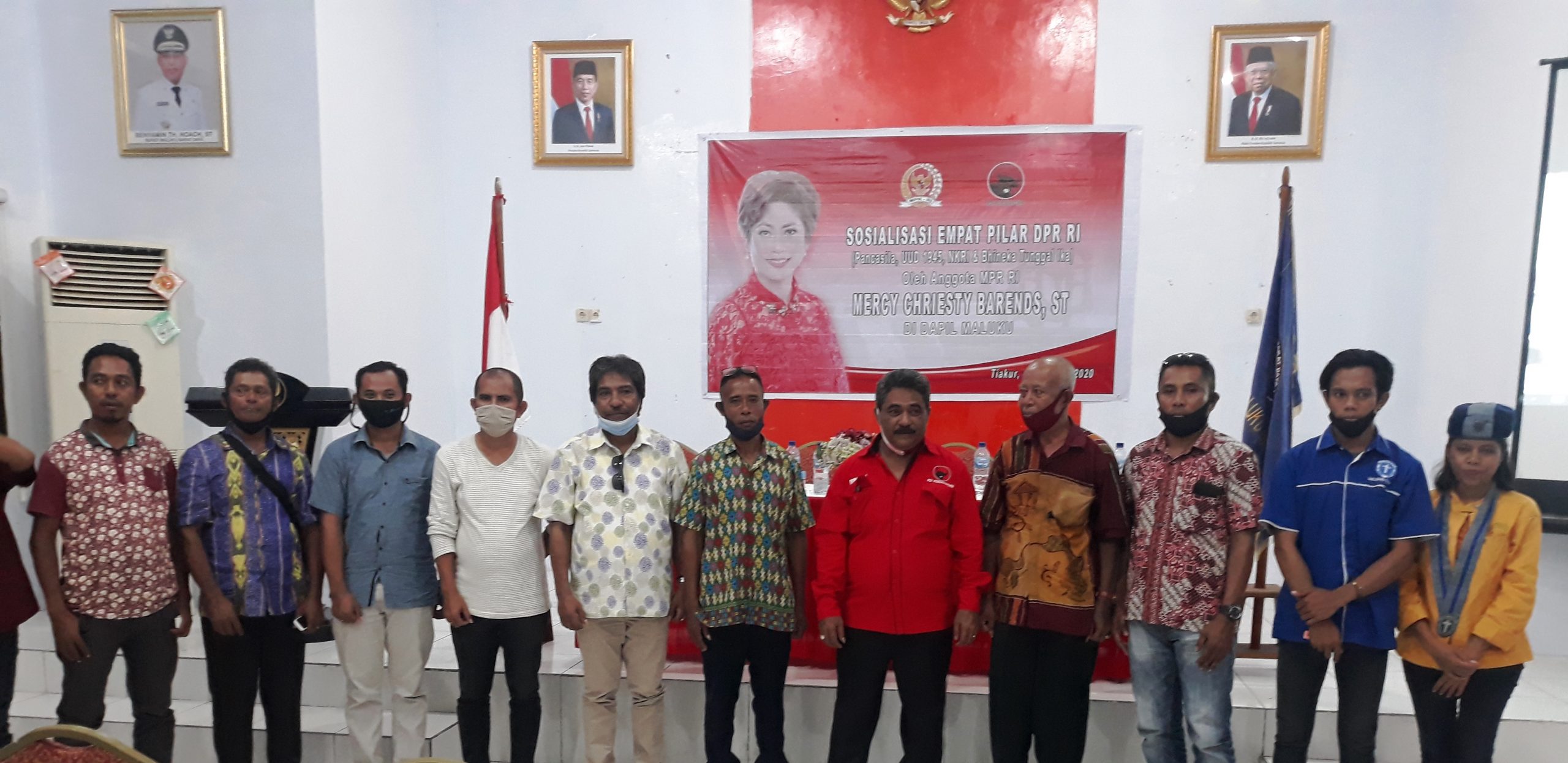Mercy Barends Sosialisasikan Empat Pilar MPR RI di MBD