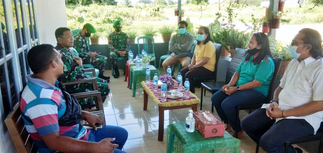 Kunker Dandim 1511/Pulau Moa Untuk Silahturahmi
