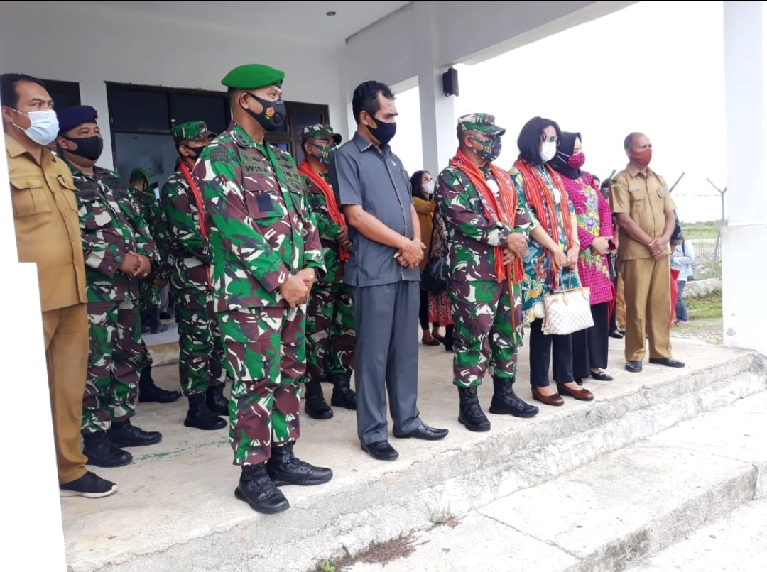 Danrem 151 Binaiya Kunjungi Kodim 1511/Pulau Moa