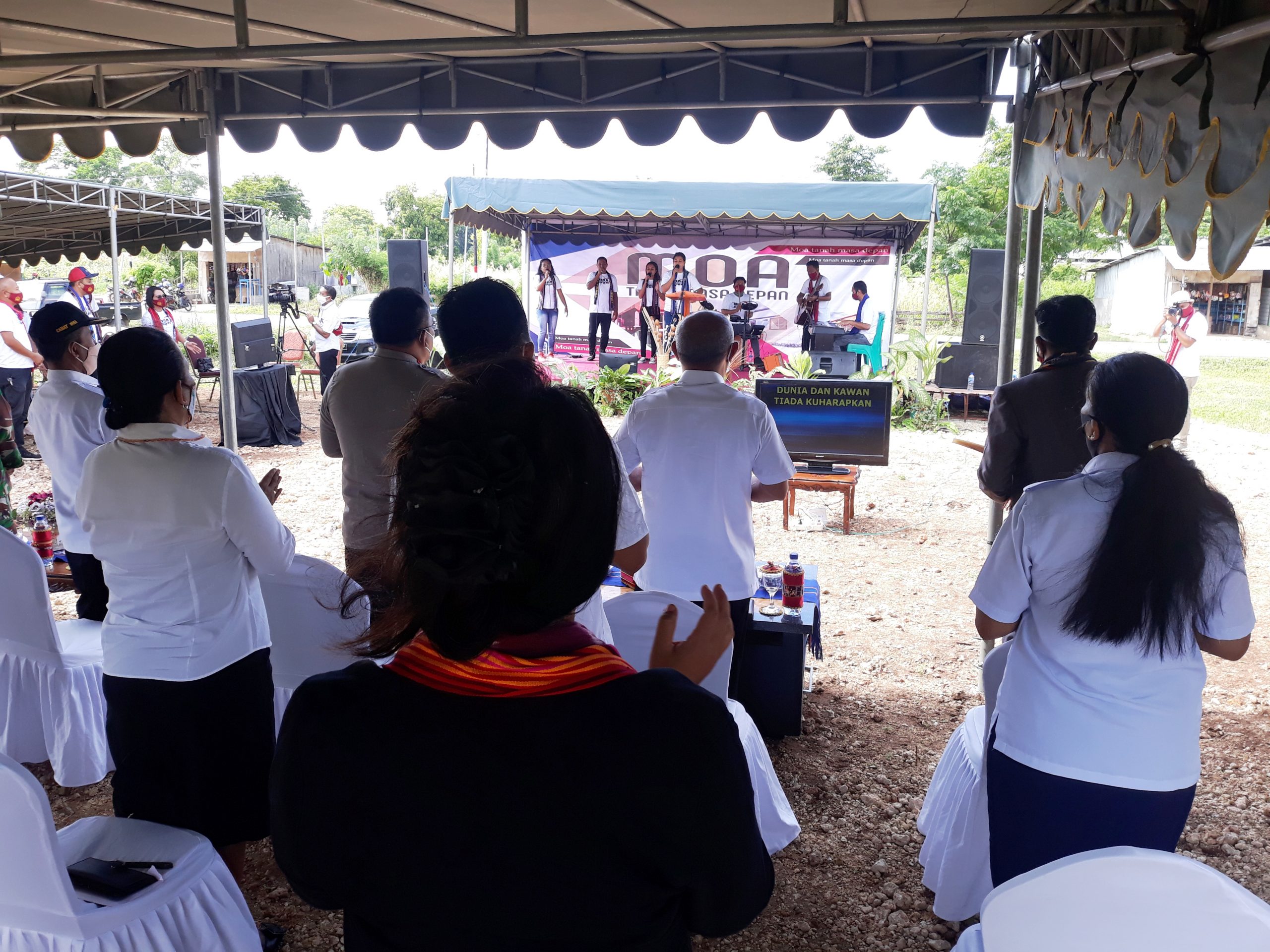 Peletakan Batu Pertama GBI Rock “Moa Tanah Masa Depan”