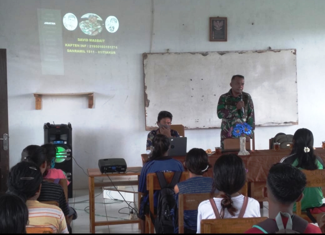Kodim 1511/Pulau Moa Sosialisasikan Penerimaan Prajurit TNI