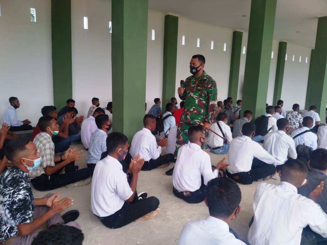 Lepas Calon Tamtama, Dandim 1511/Pulau Moa Beri Motivasi