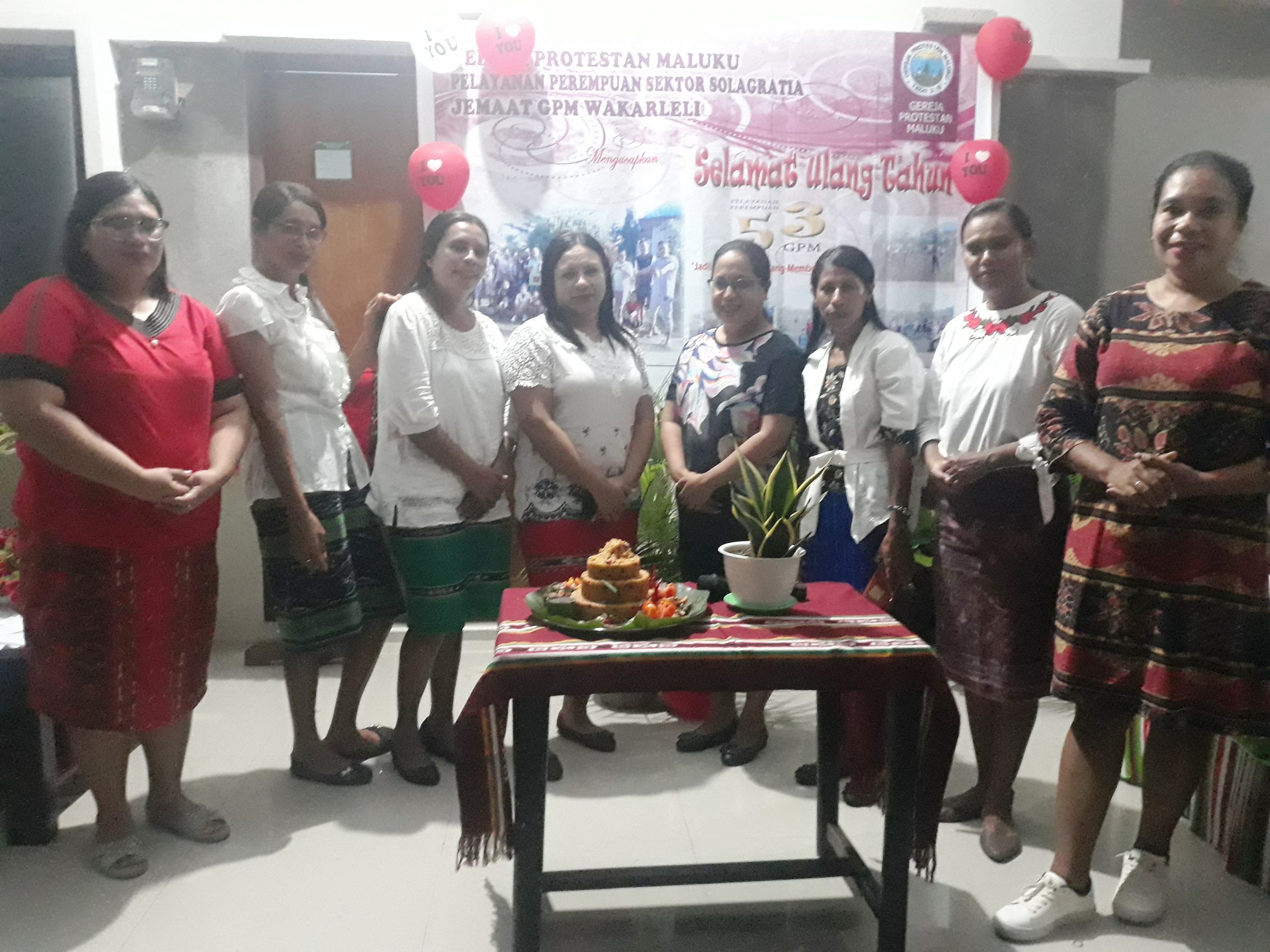 Cerita Solagratia Jemaat Wakarlely Hingga Puncak HUT Perempuan