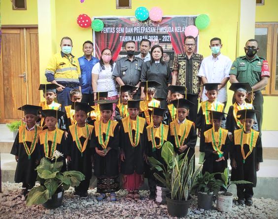 Binaan BKP-BTR, TK Uhak dan Lurang Gelar Wisuda