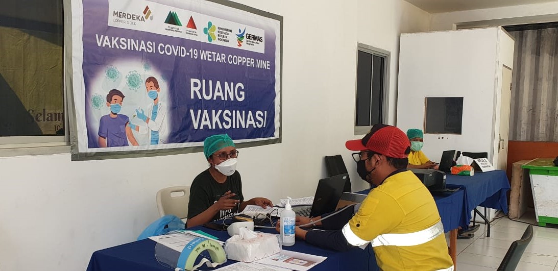 Ratusan Karyawan BKP-BTR Divaksin Sinopharm
