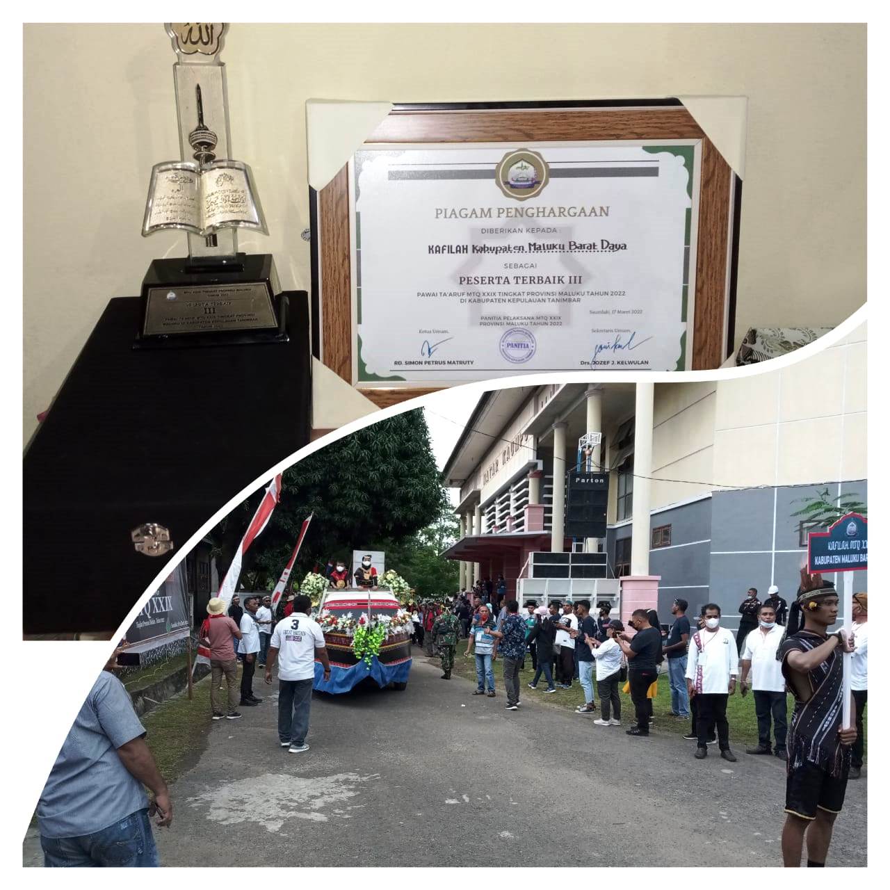 MBD Juara 3 Pawai Ta’aruf MTQ Provinsi Maluku