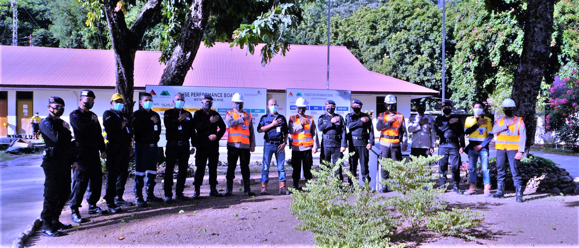 Kapolres MBD Kunjungi Lokasi Tambang BKP-BTR