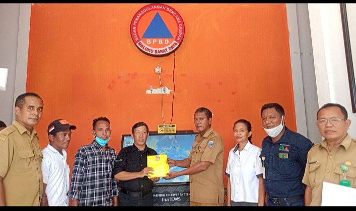 BKP-BTR Serahkan Bantuan Pemulihan Pasca Gempa Damer