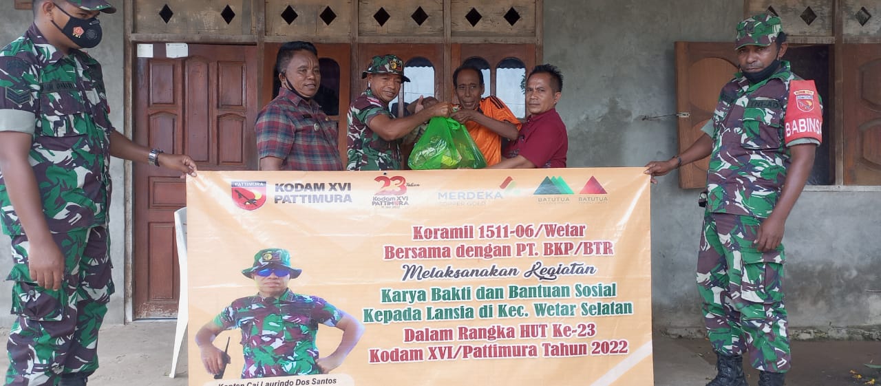 BKP-BTR DAN KORAMIL WETAR GELAR BAKTI SOSIAL