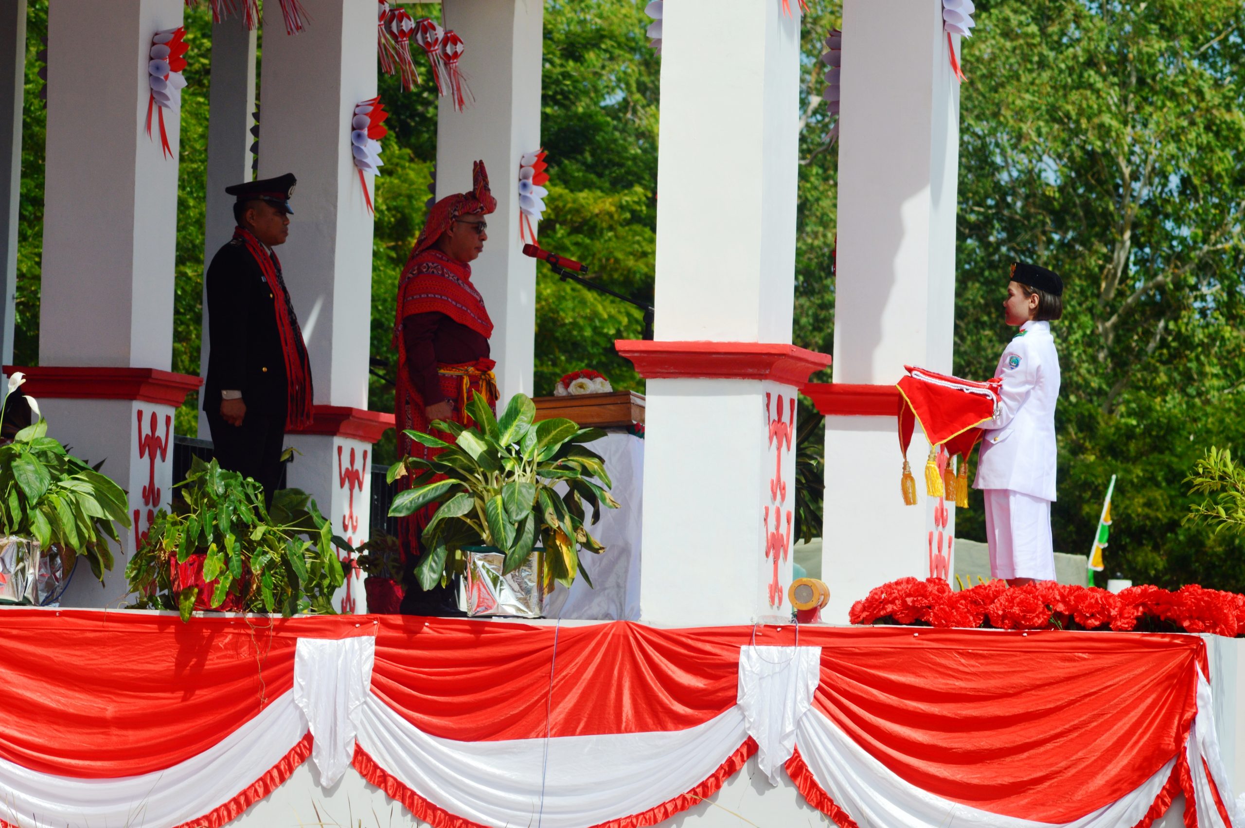 Bupati MBD Irup Peringatan Detik-detik Proklamasi Kemerdekaan ke-77 RI