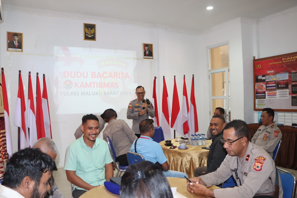 Kapolres MBD Ajak Wartawan Bacarita Kamtibmas