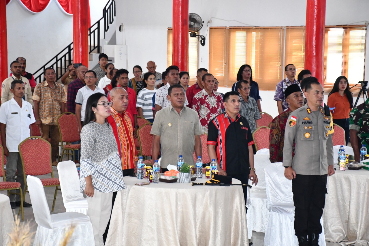 Bupati Noach Buka Rakor Regsosek BPS MBD
