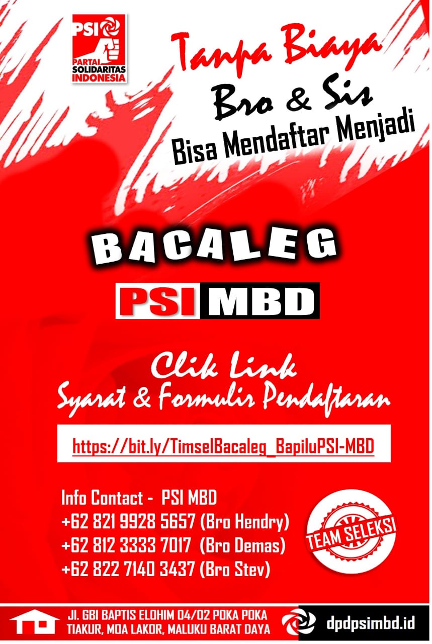 PSI MBD Buka Pendaftaran Seleksi Bacaleg