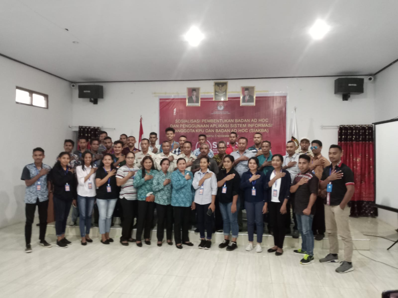 KPU MBD Sosialisasi Aplikasi SIAKBA