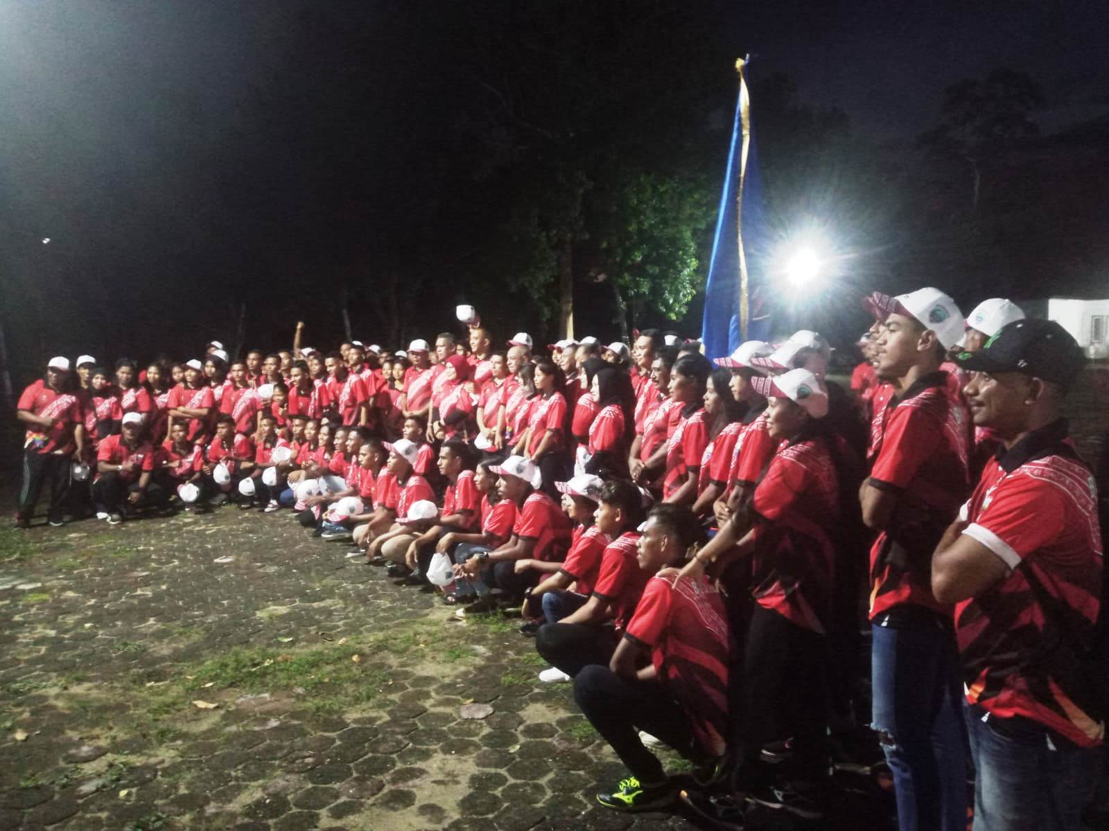 Bupati Noach Lepas 216 Atlet MBD ke POPMAL IV