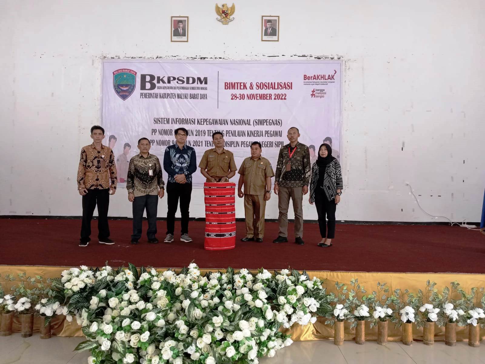 BKPSDM MBD Gelar Bimtek Simpegnas dan Sosialisasi