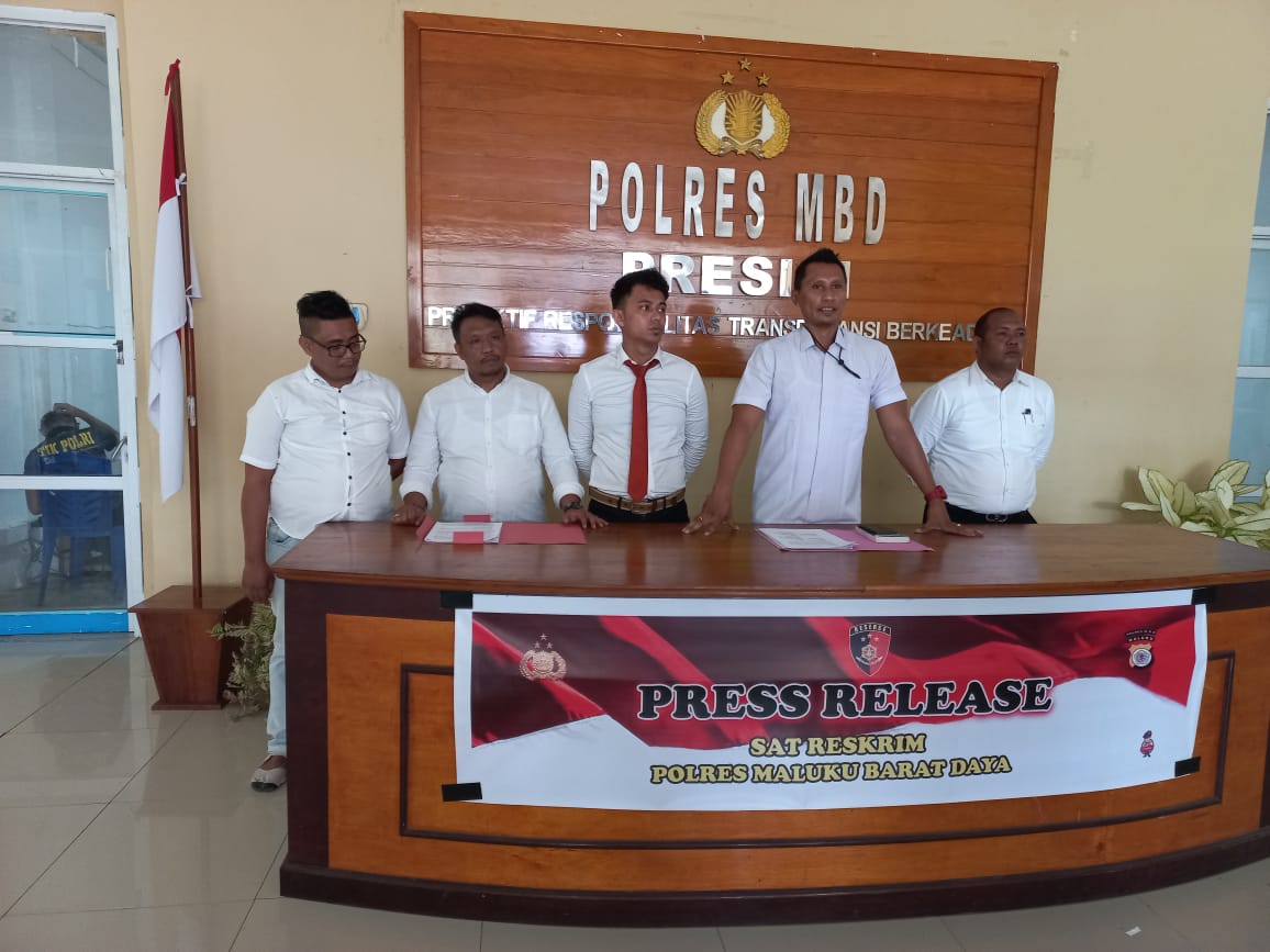 Polres MBD Release Kasus Kekerasan Kim Markus Cs