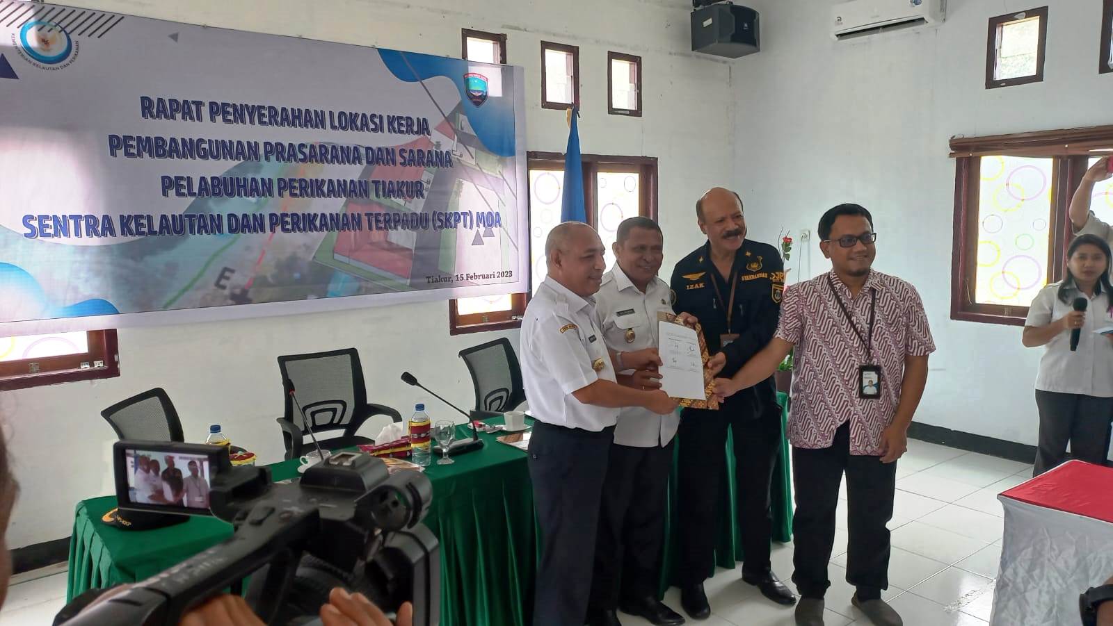 MBD Gelar Serah Terima Lokasi Pembangunan SKPT Moa