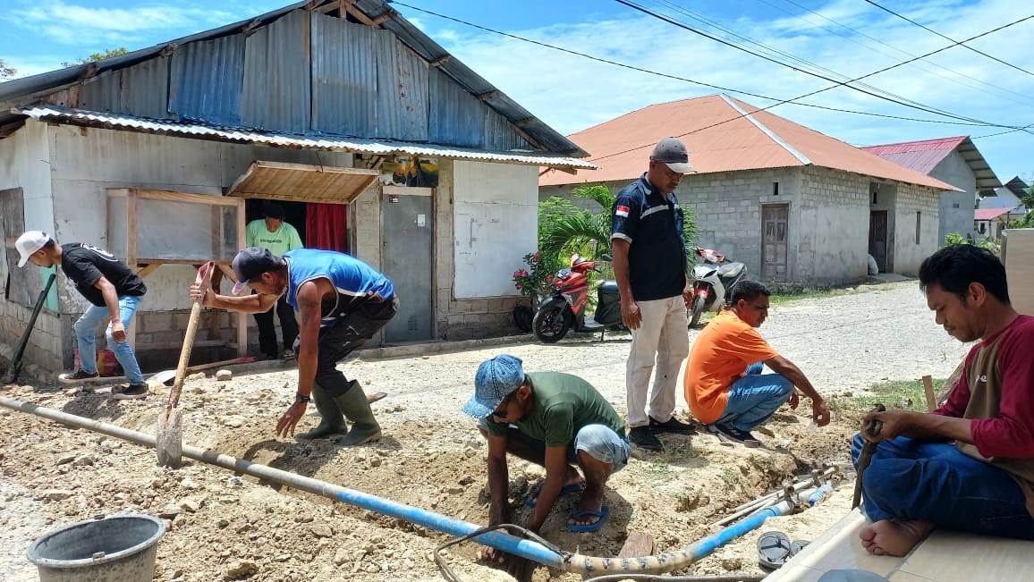 Tirta Kalwedo Kembangkan Jaringan Air Belakang CKN