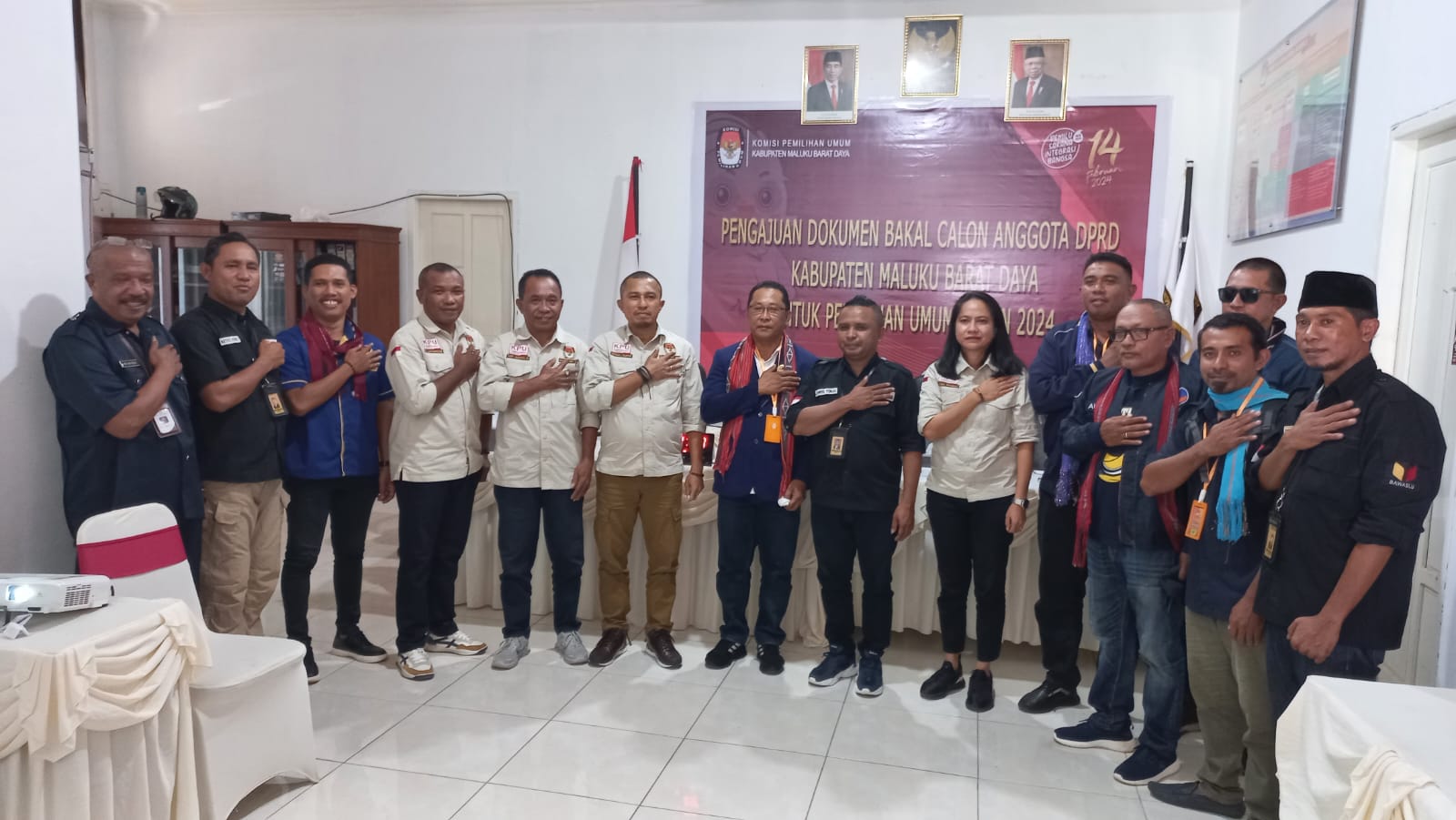 KPU MBD Kembalikan Berkas Bacaleg Partai Nasdem