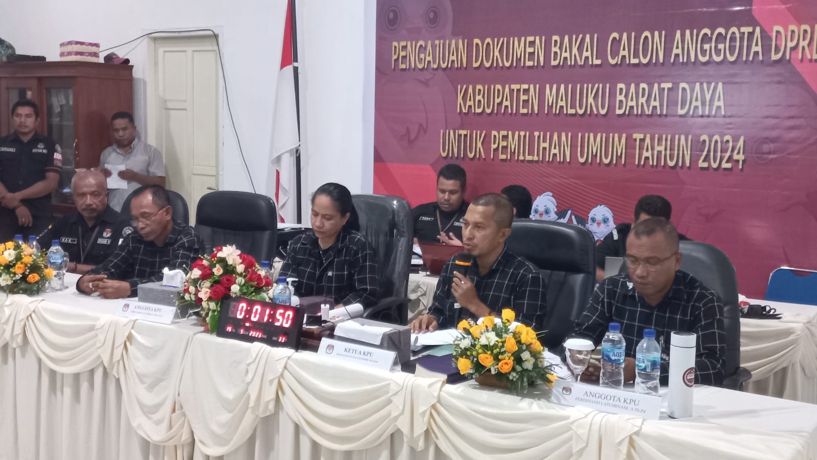 Pengajuan Bacaleg Usai, KPU MBD Terima 17 Parpol