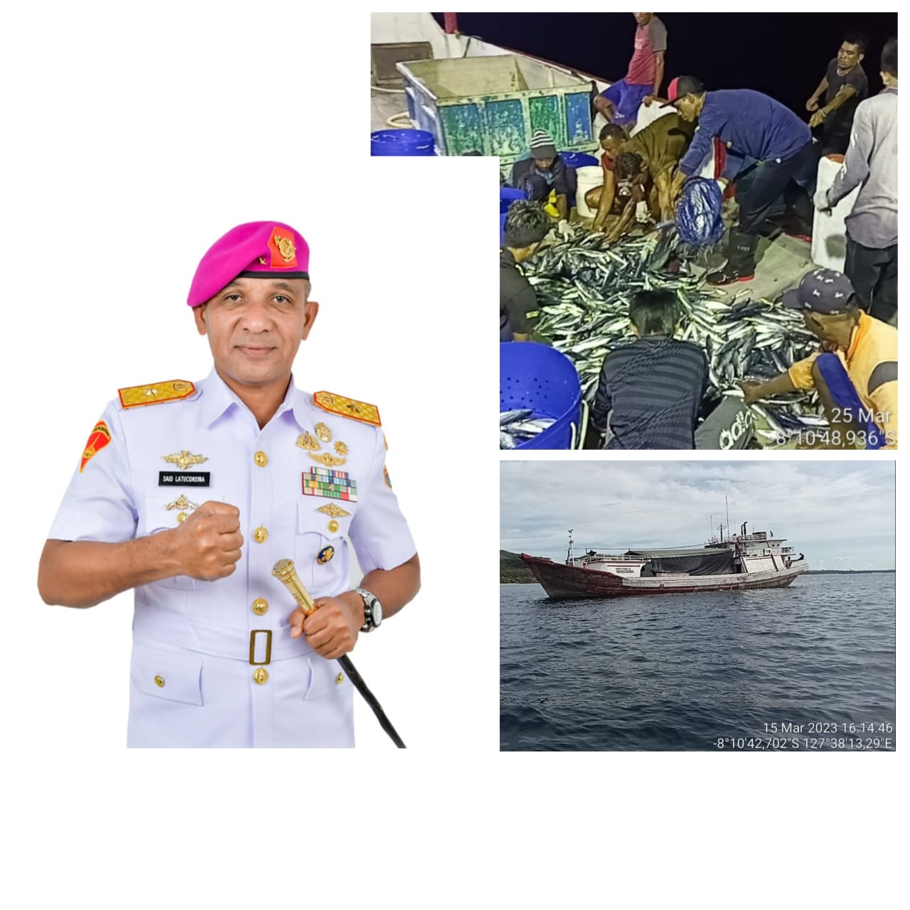 Nelayan Moa Dan Letti Ucap Terima Kasih Kepada Danlantamal IX Ambon