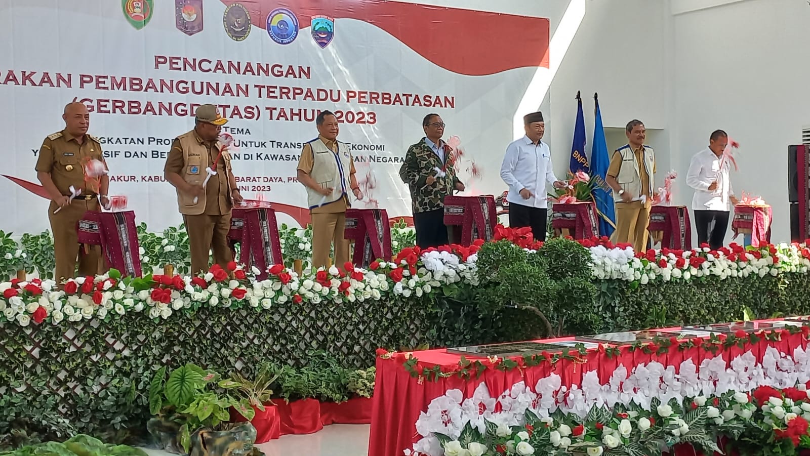 Canangkan Gerbangdutas 2023 di MBD, Bangga Jadi NKRI di Tapal Batas