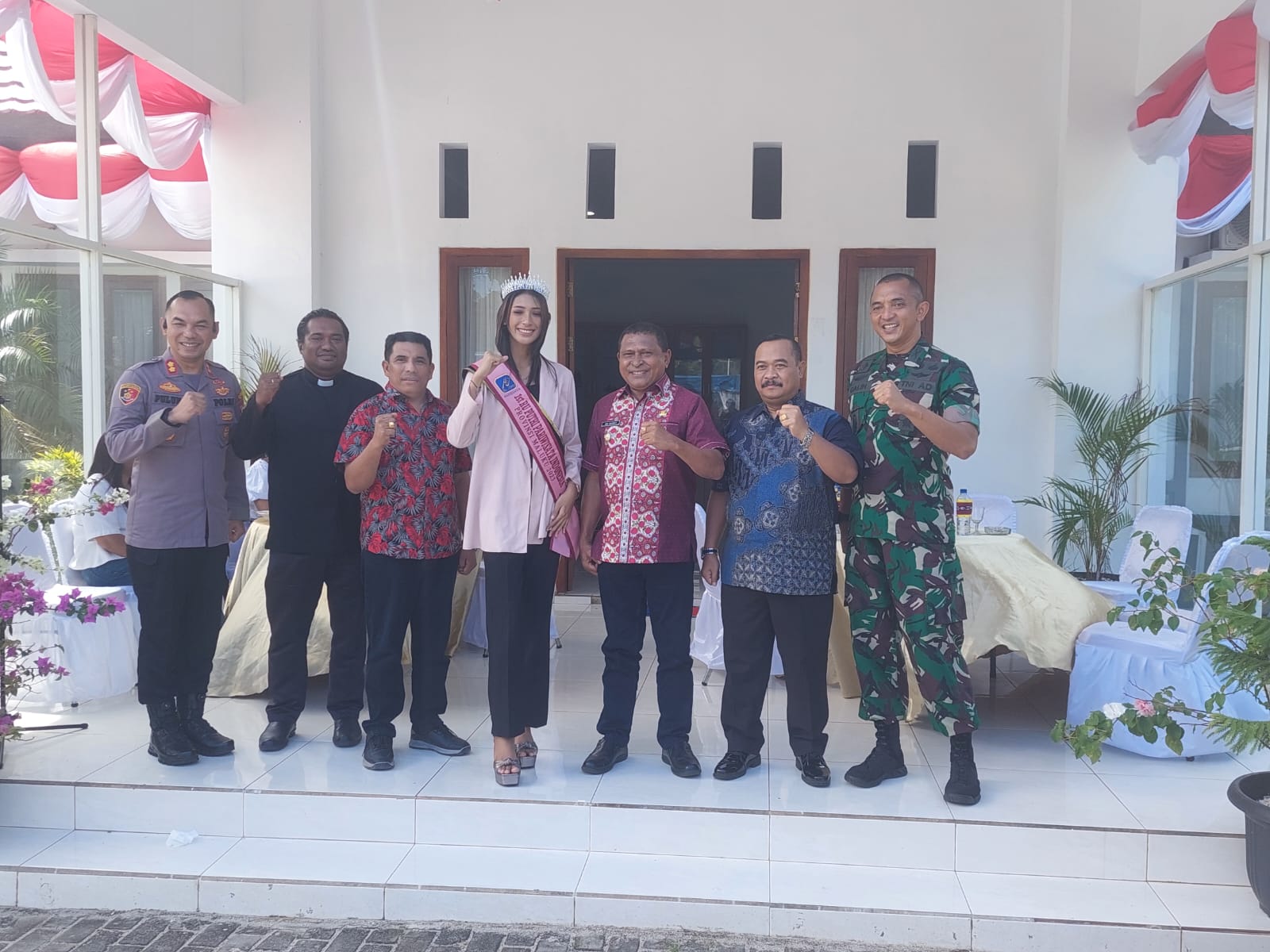 Wabup MBD Jemput 1St Runner Up Putri Pariwisata Maluku