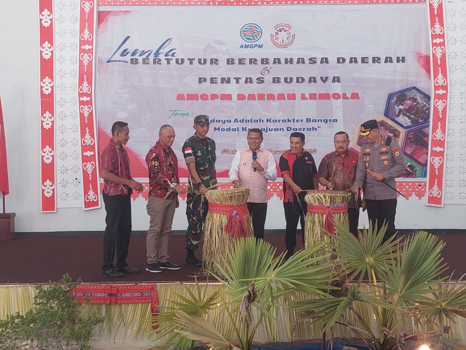 Wabup Kilikily Buka Lomba Bertutur Bahasa Daerah dan Pentas Budaya AMGPM Lemola