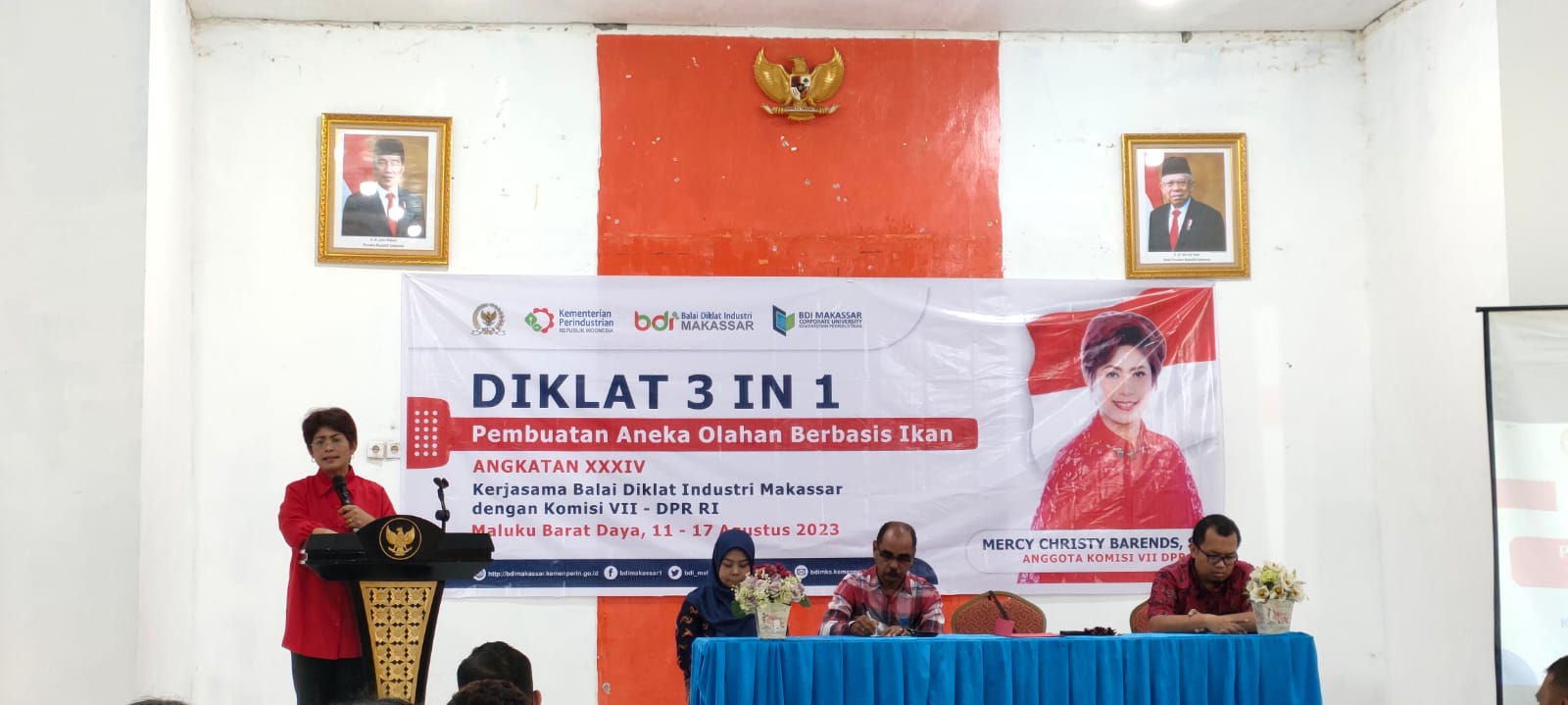 Mercy Barens Gandeng BDI Makassar Gelar Diklat 3 IN 1 di MBD