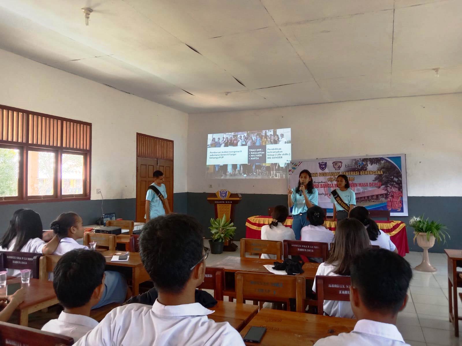 Duta Genre Gelar Sosialisasi di SMAN 13 MBD