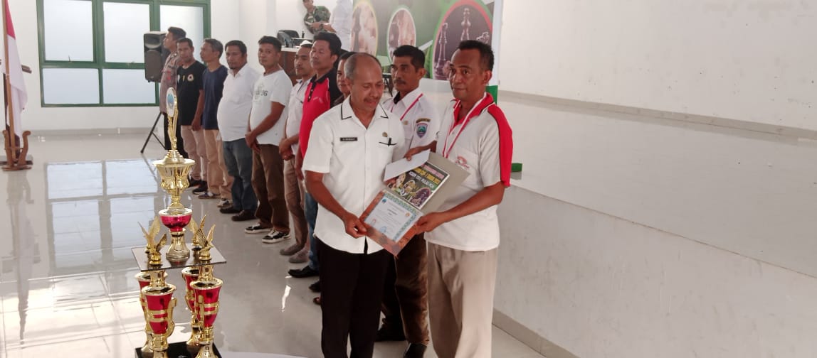 Pj. Sekda MBD Tutup Open Turnamen Catur Dandim Cup-I