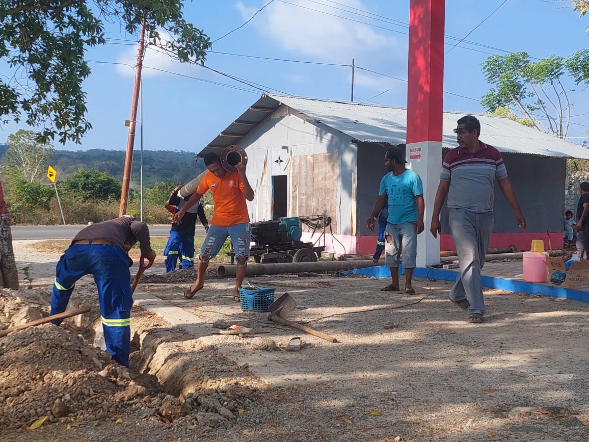 PDAM MBD Pakai Pipa Bekas Atasi Kebocoran