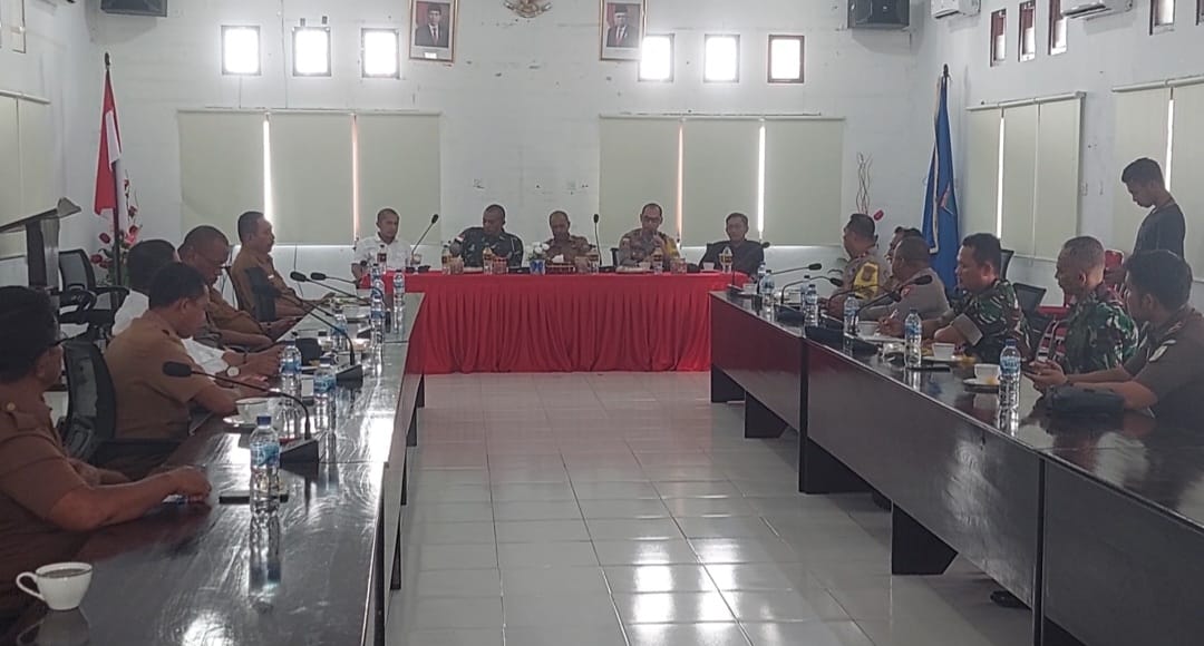 Pj. Sekda MBD Pimpin Rakor Distribusi Logistik Pemilu 2024