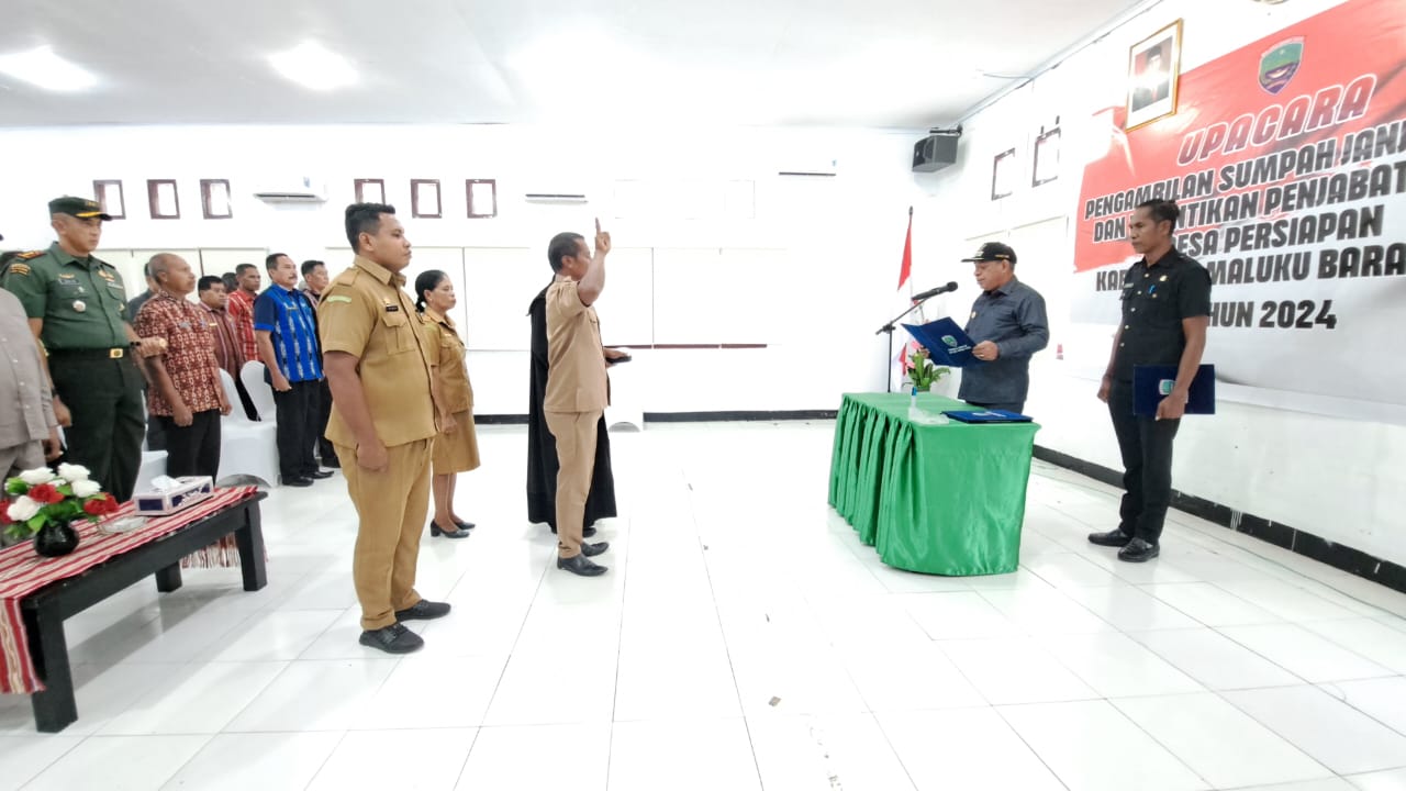 Bupati MBD Lantik 1 Pj Kades dan 2 Pj Kades Persiapan