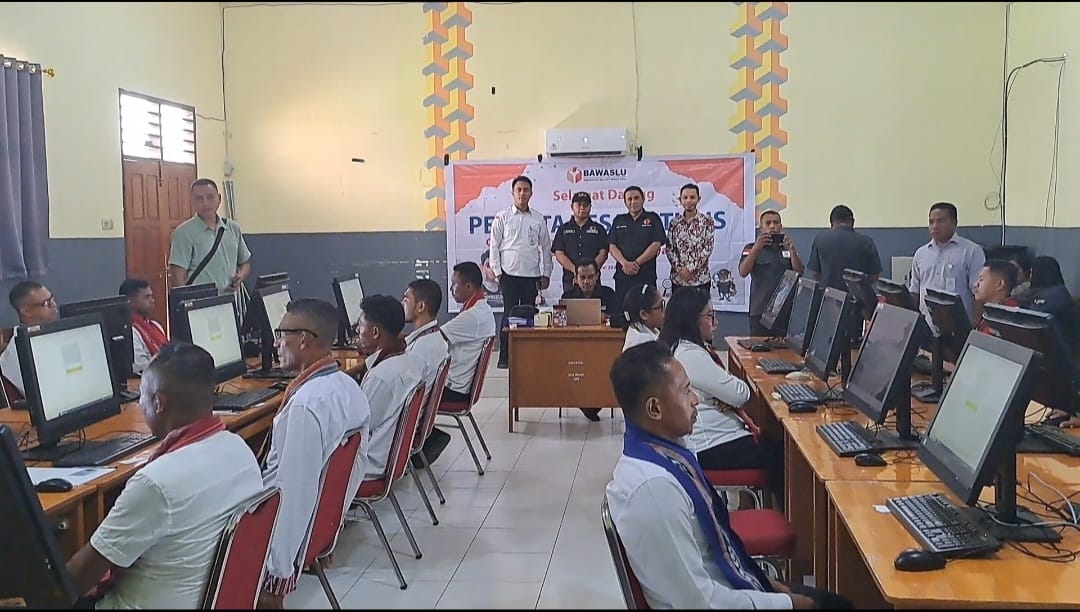 Bawaslu MBD Gelar Tes Tertulis Calon Panwascam