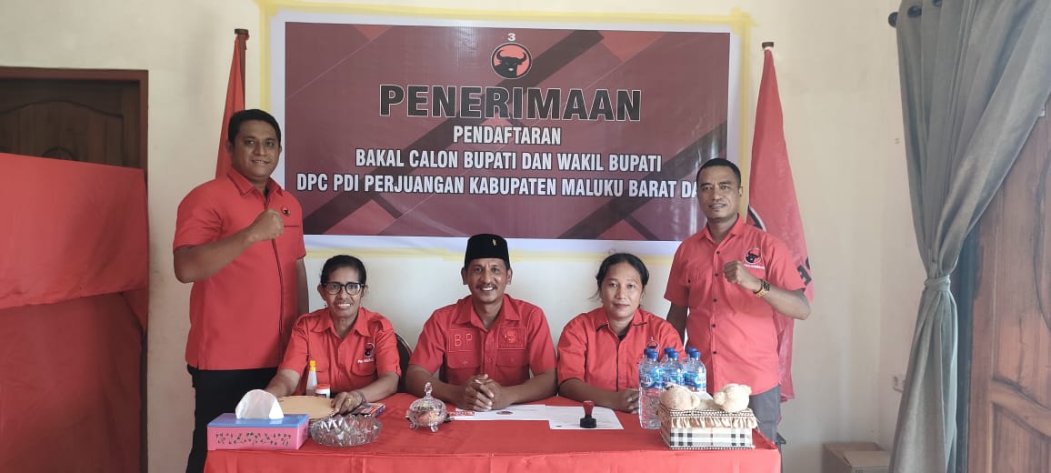 PDIP MBD Tutup Pendaftaran, 1 Pasang Kandidat Terdaftar
