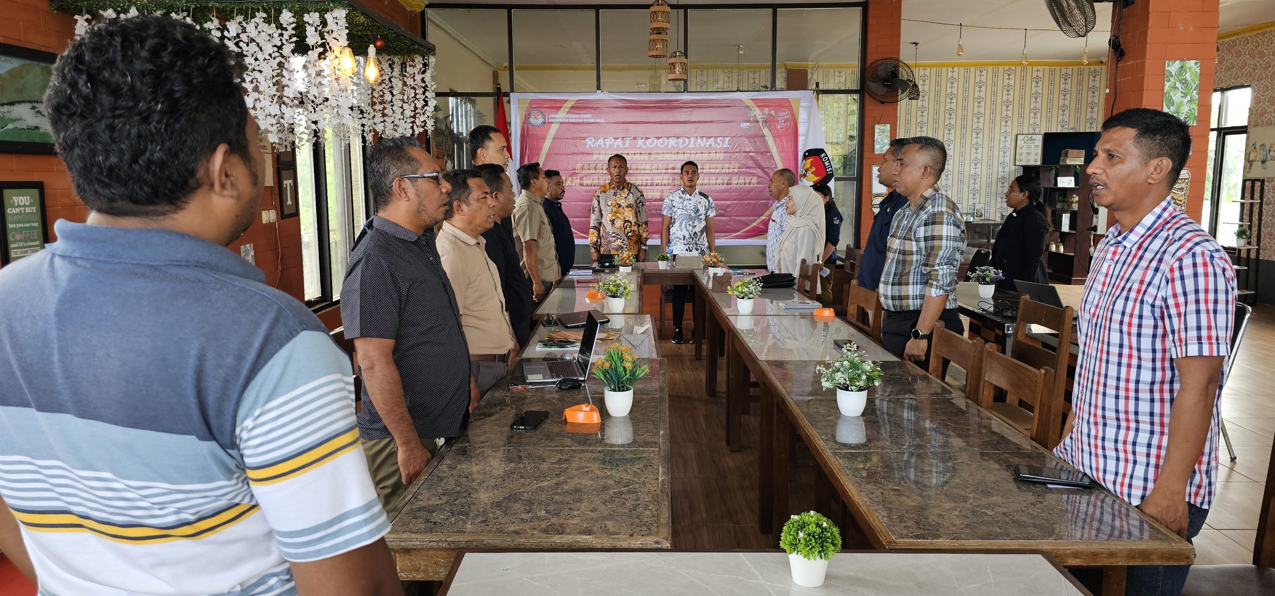KPU MBD Gelar Rakor Persiapan Pendaftaran Paslon Bupati Dan Wabup