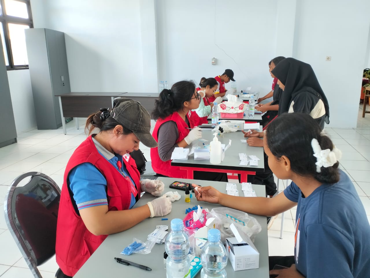 PMI MBD Sosialisasi PMR dan Cek Golongan Darah