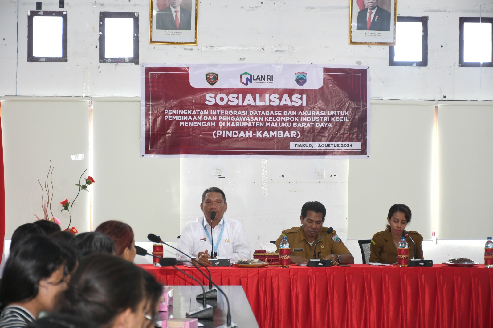 Disperindagkop dan UMKM MBD Sosialisasi Program Pindah Kambar