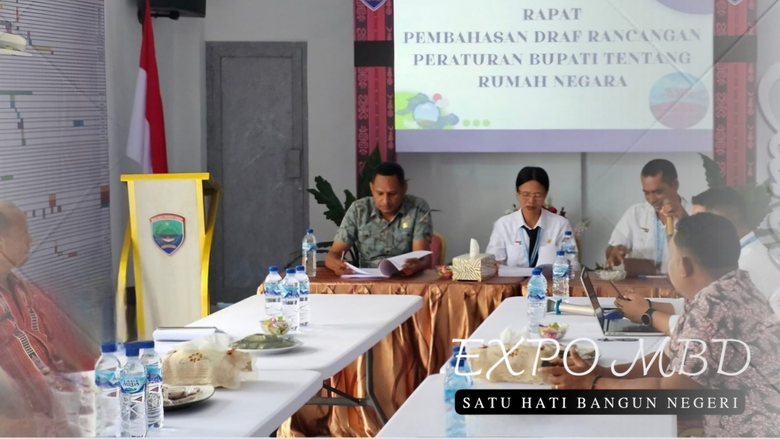 BKAD MBD Bahas Draf Ranperbup Rumah Negara