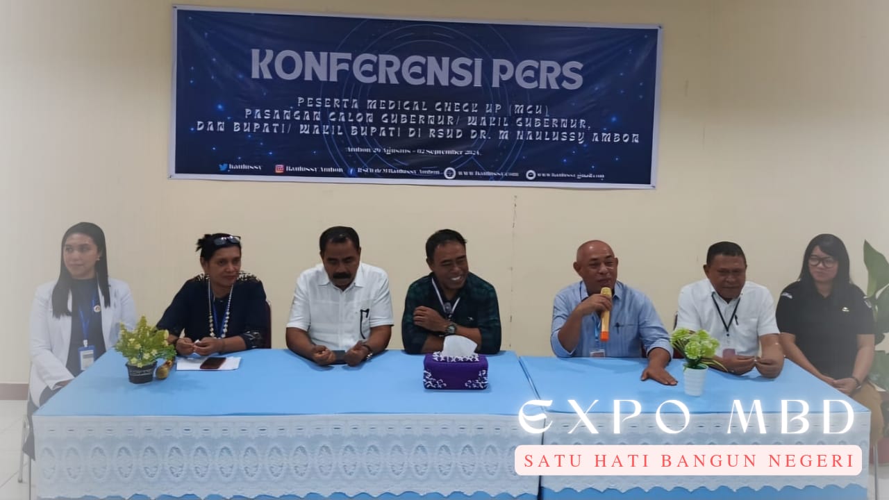 Benyamin-Ary Jalani Pemeriksaan Kesehatan di RSUD Haulussy