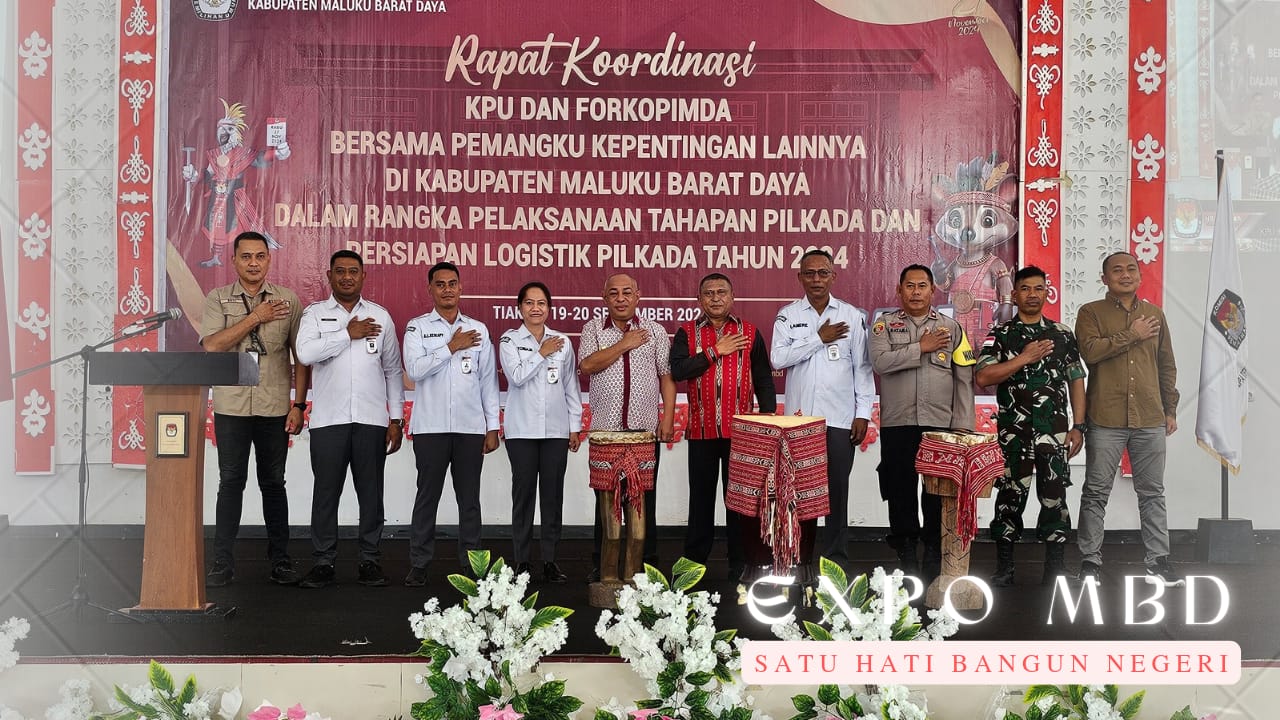 Rakor KPU MBD Bersama Forkopimda Terkait Tahapan dan Logistik Pilkada