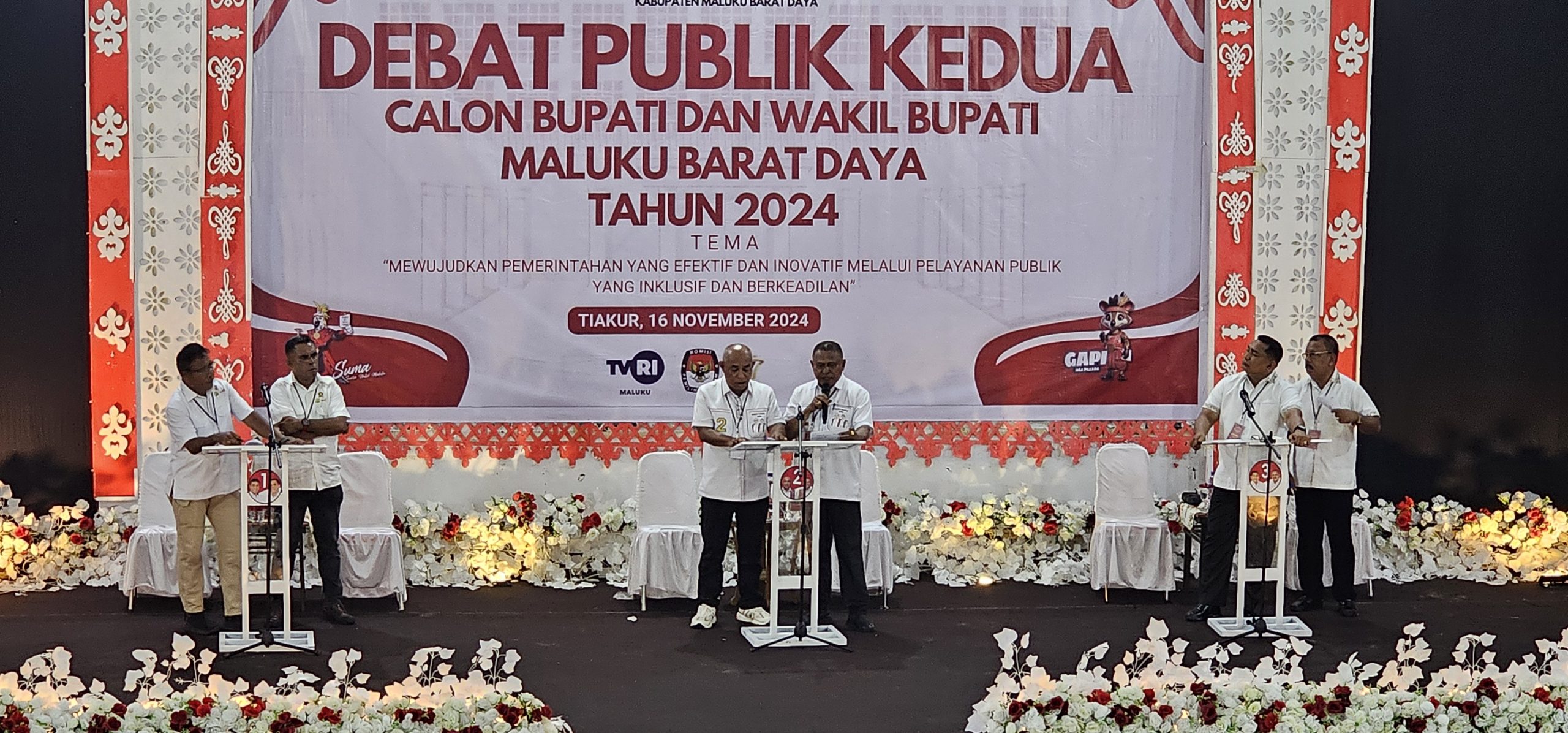 KPU MBD Sukses Gelar Debat Publik Kedua