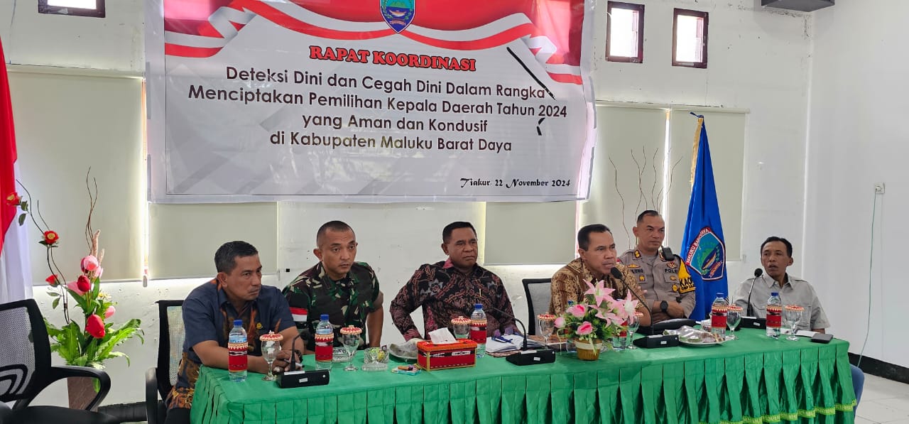 Rakor Deteksi Cegah Dini Ciptakan Pilkada MBD Aman dan Kondusif