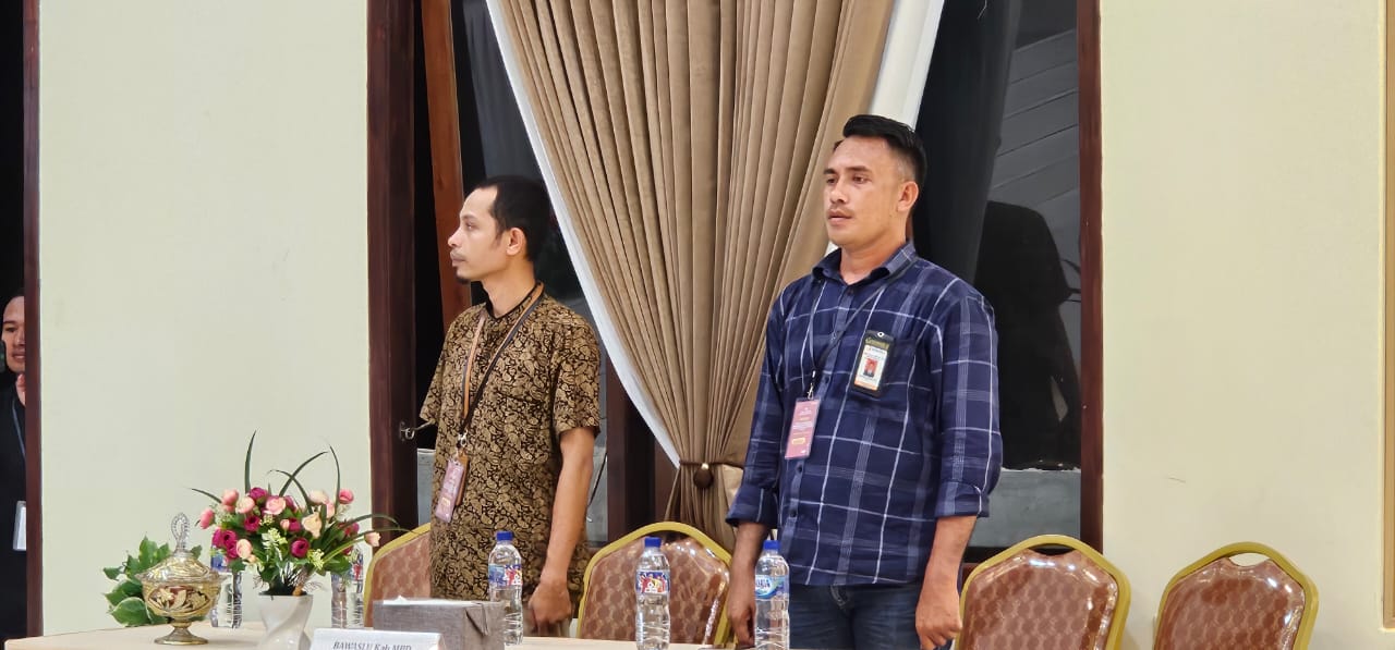 Bawaslu MBD Hadiri Pembukaan Pleno Rekapitulasi Suara