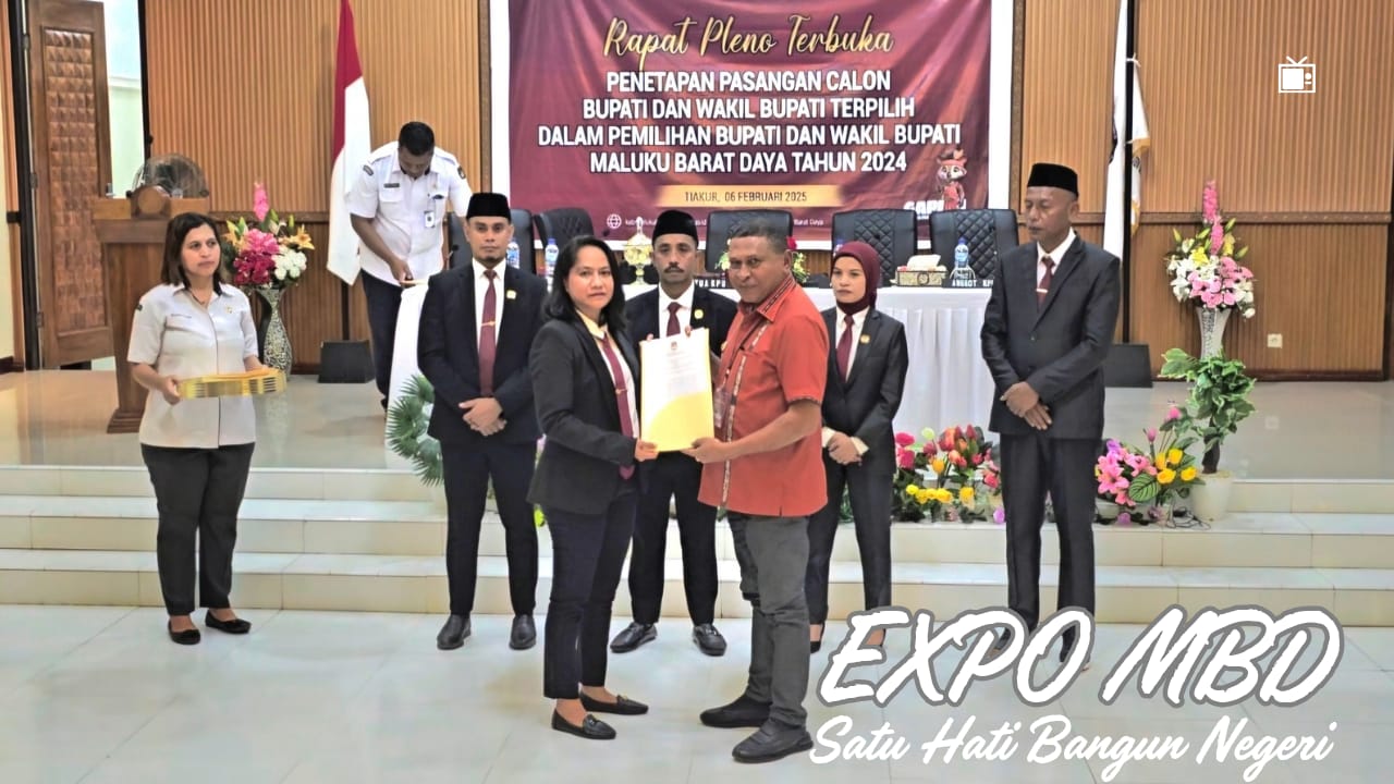 KPU MBD Tetapkan “Benyamin-Ary” Paslon Terpilih Pilkada 2024