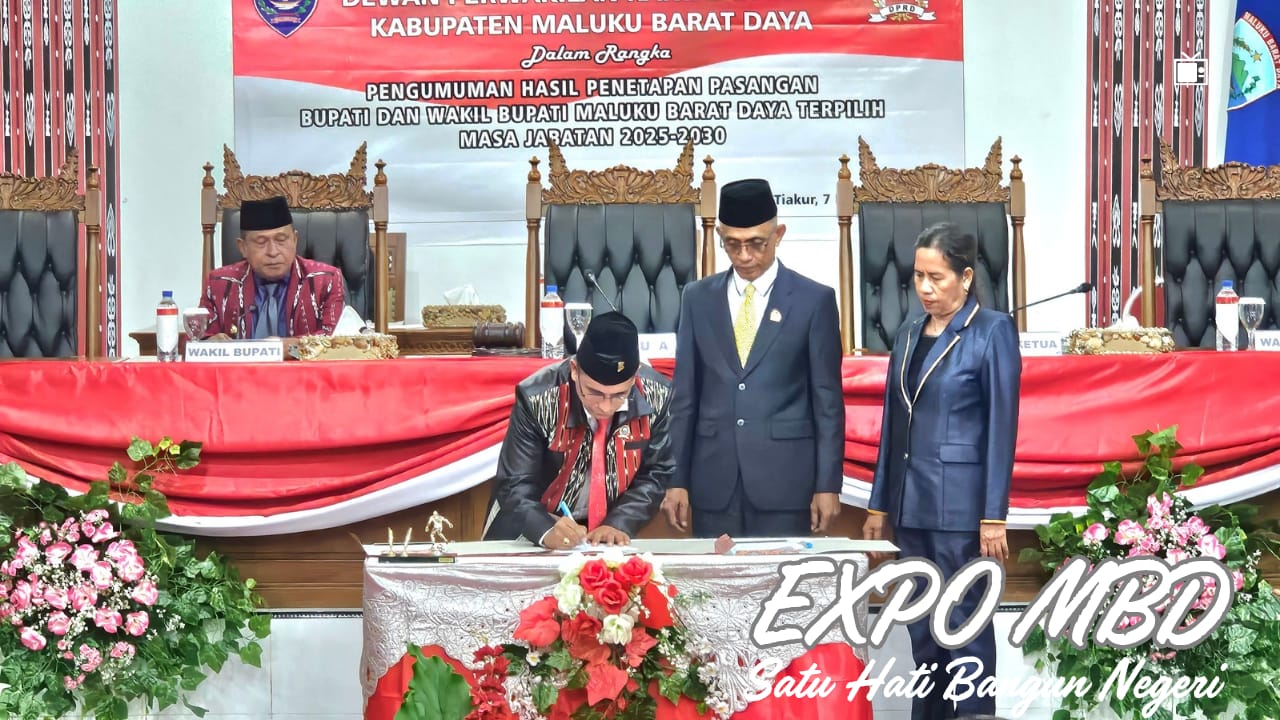 DPRD MBD Umumkan Penetapan Pasangan “Benyamin-Ary”